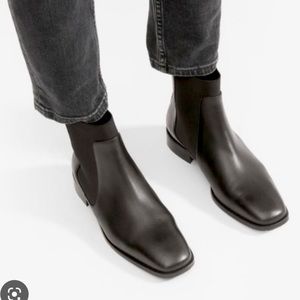Everlane Square Toe Chelsea Boots
